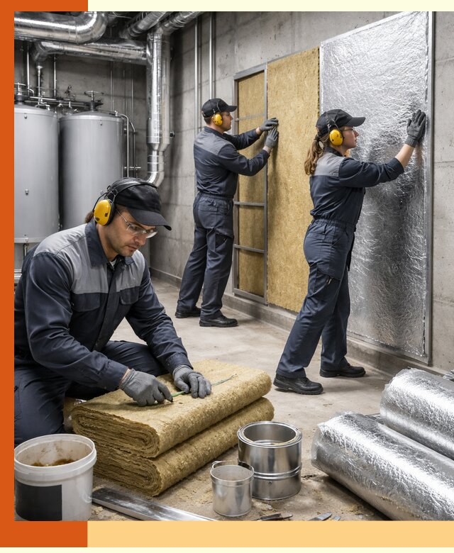 Шумоизоляция котельной в белебее: профессиональный монтаж и материалы