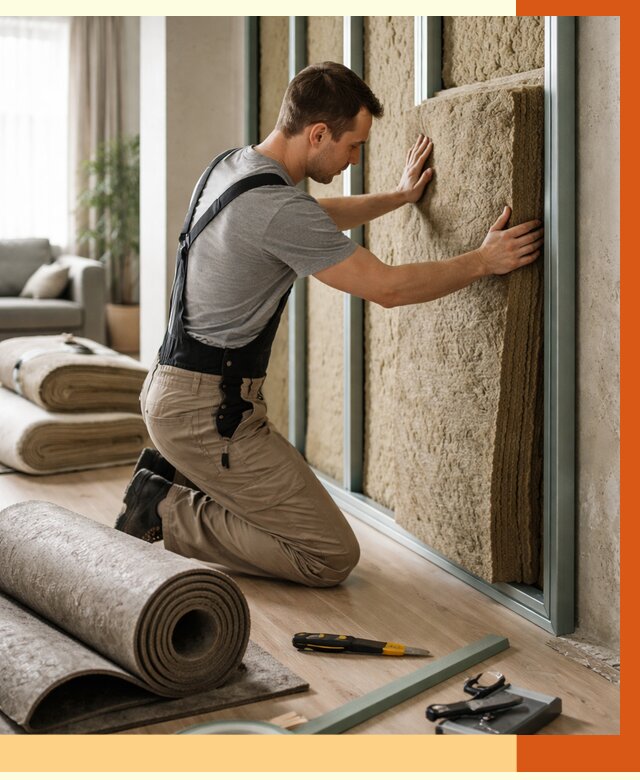 Шумоизоляция перегородок в белебее от 1683 руб. за м2 — ТепломастерБлб