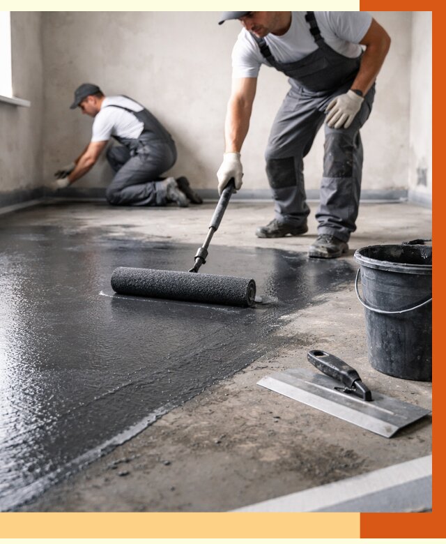 Профессиональная гидроизоляция пола в белебее от 8671 руб. под ключ | ТепломастерБлб