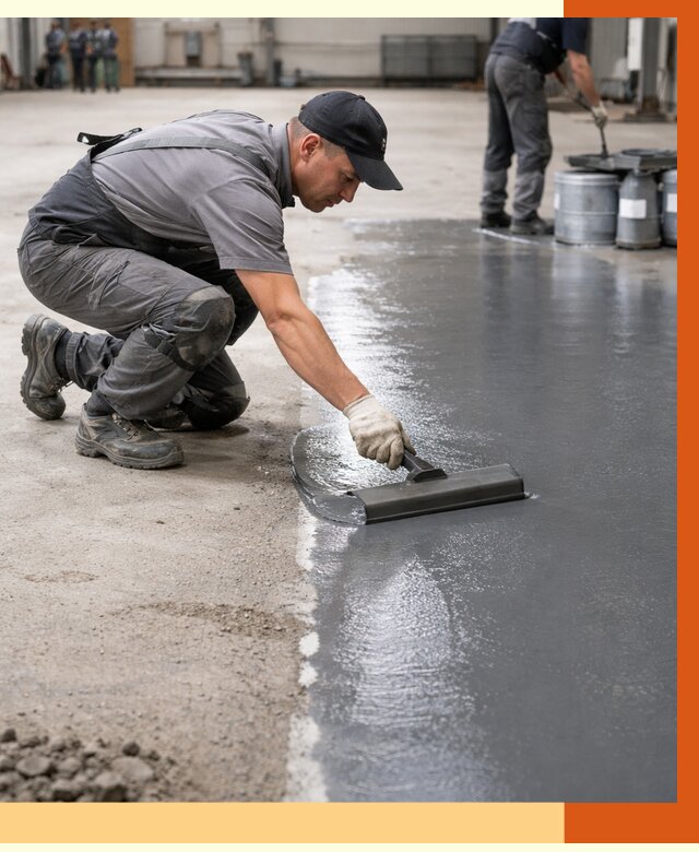 Гидроизоляция промышленного пола в белебее от 1224 руб./м2 — ТепломастерБлб специалисты под ключ