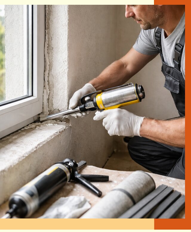 Герметизация стыков и примыканий в белебее от 1224 руб. под ключ | ТепломастерБлб