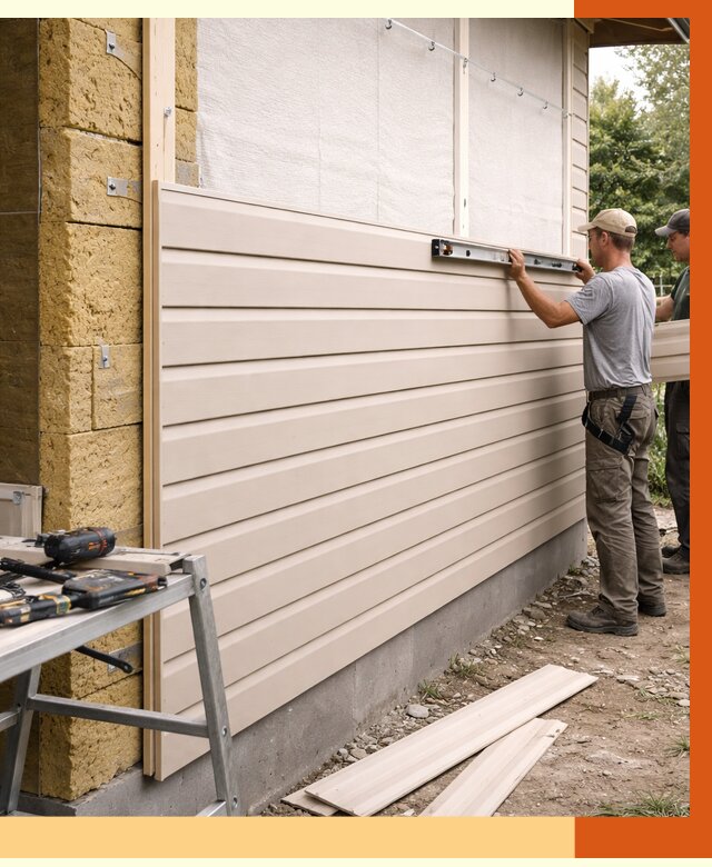 Монтаж сайдинга после утепления в белебее от 1887 руб. — обшивка и облицовка | ТепломастерБлб