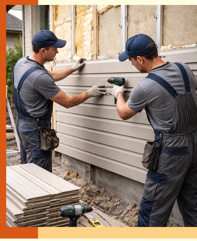 Монтаж сайдинга после утепления в белебее качественно и надежно